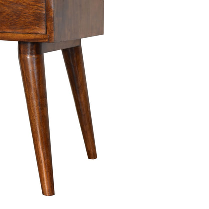 in1691 modern chestnut solid wood bedside