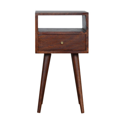 Solid Wood Small Cherry Finish Bedside