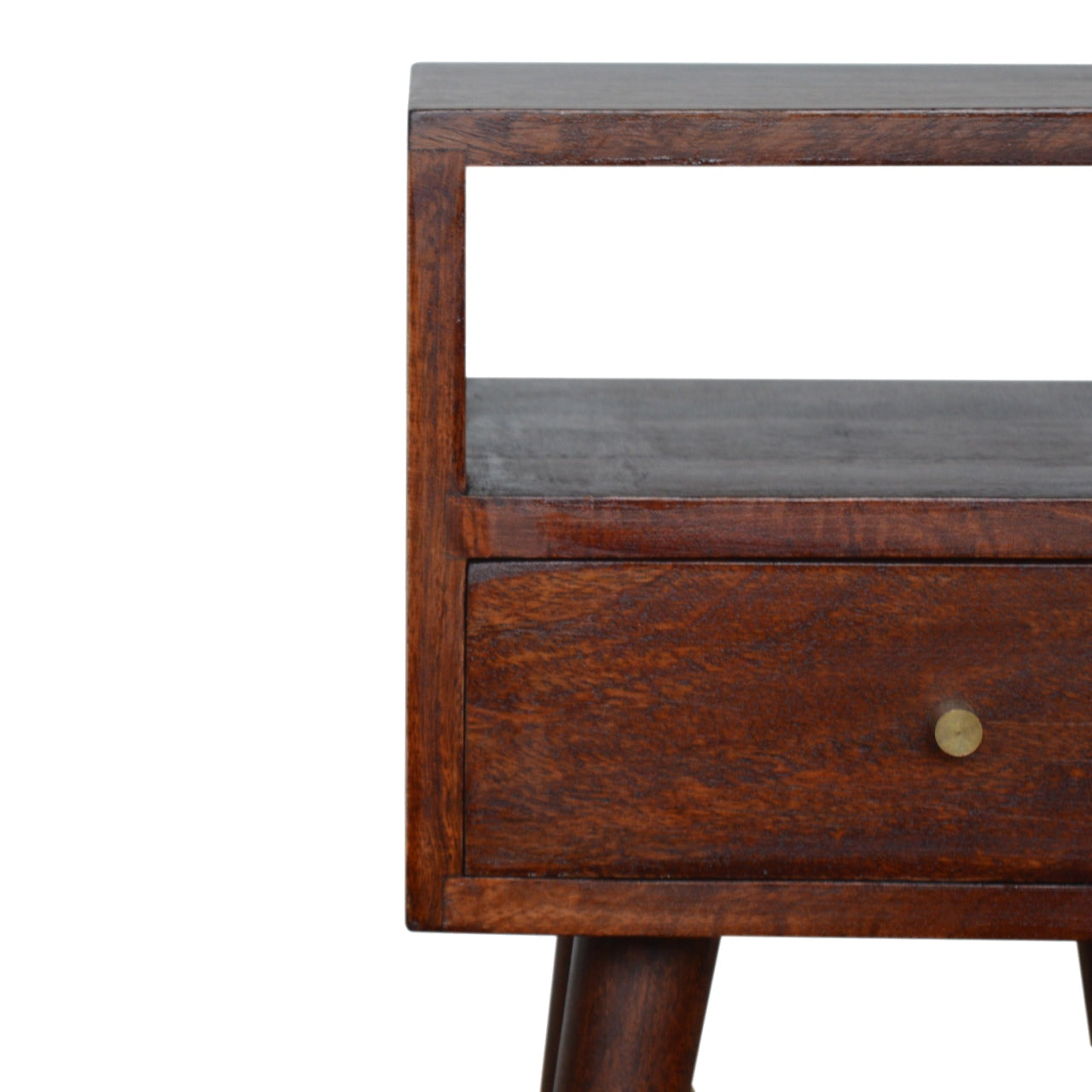 Solid Wood Small Cherry Finish Bedside